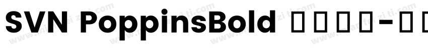 SVN PoppinsBold 语言英文字体转换